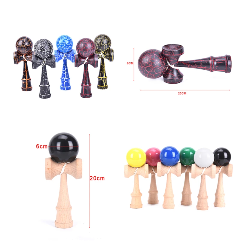 Новые 20 см деревянные игрушки мяч шар Kendama PU краски струны профессиональные игрушки для взрослых досуг спортивная игрушка для игр на открытом воздухе