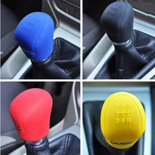 Colore La Mia Vita Testa Ingranaggi Auto Pomello del cambio Della Copertura Leva Del Cambio Palla Collari per Ford Focus 2 3 4 MK2 MK3 MK4 MT 2009 - 2017