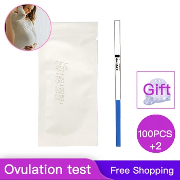 

100Pcs / Home use private early LH female Ovulation test card fast test adult products more than 99% accuracy rate free shipping