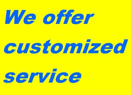 

We offer customized service(LOGO&Print&Etc),please pay extra charges. Details please contact with us