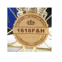 Индивидуальная прямая изготовление Заказная Экологичная наклейка для виски