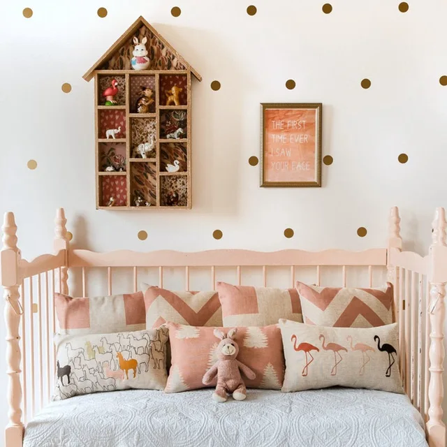 Free-shipping-Variety-of-sizes-Gold-Vinyl-Wall-Sticker-Decal-Art-Polka-Dots-Gold-Polka-Dots.jpg_640x640