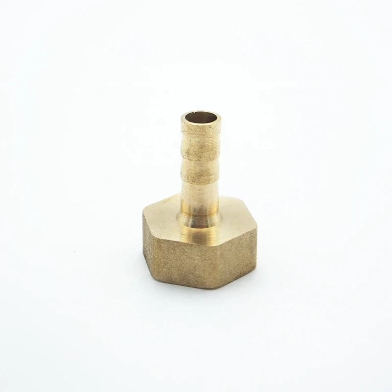 

1Piece 8mm Hose Barb x 1/2" Female BSP Thread Brass Barbed Pipe Fitting Coupler Connector Adapter For Fuel Gas Water