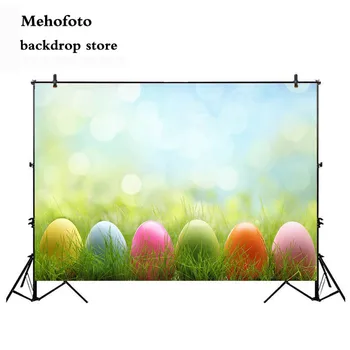 

Mehofoto Spring Easter Day Background for Photo Studio Egg Bokeh Backdrop for Photography Video Scenery Photophone Decor 318