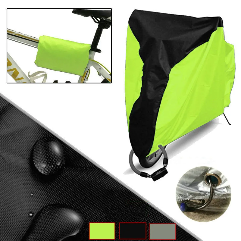 

3 Color Bike Rain Cover Bicycle Waterproof Dust Cover Outdoor Portable Scooter Cycling Bicycle Protector Bike Raincoat