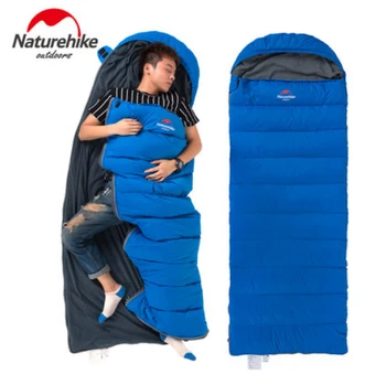 

Naturehike Portable Envelope Sleeping Bag Winter Ultralight Outdoor Camping Travel Sleeping Bag 1.7kg NH15S007-D