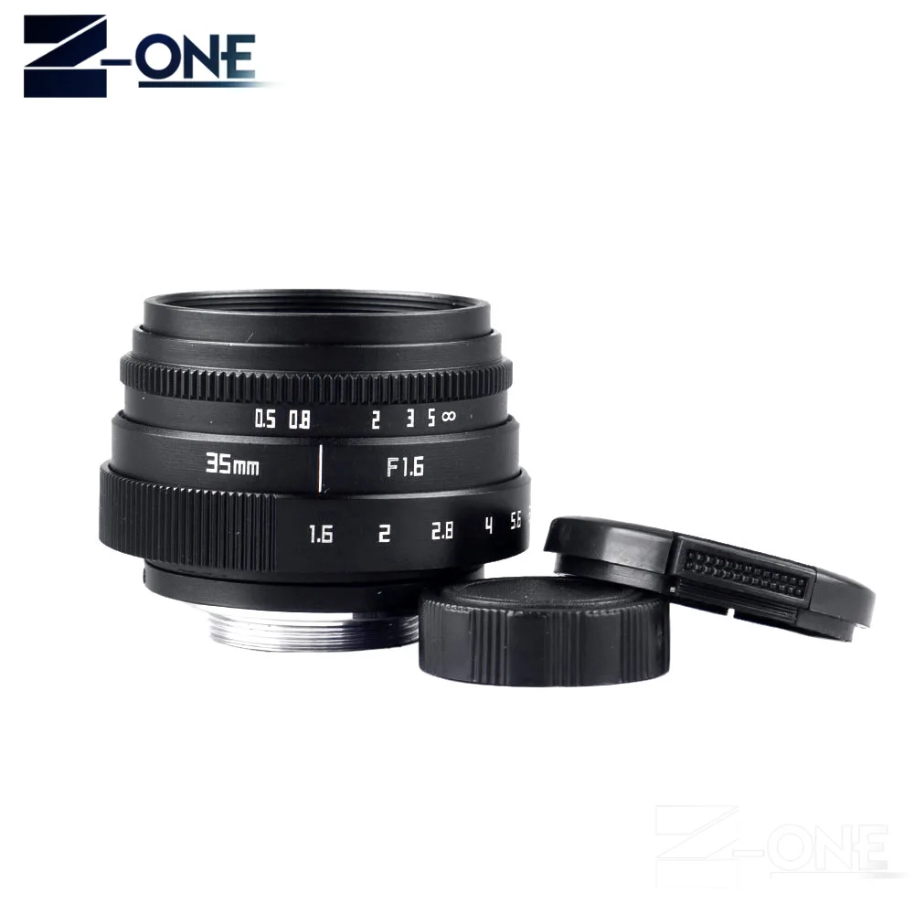 35 мм F1.6 CCTV объектив C крепление объектива камеры + бленда для Olympus Panasonic Micro 4/3 M4/3