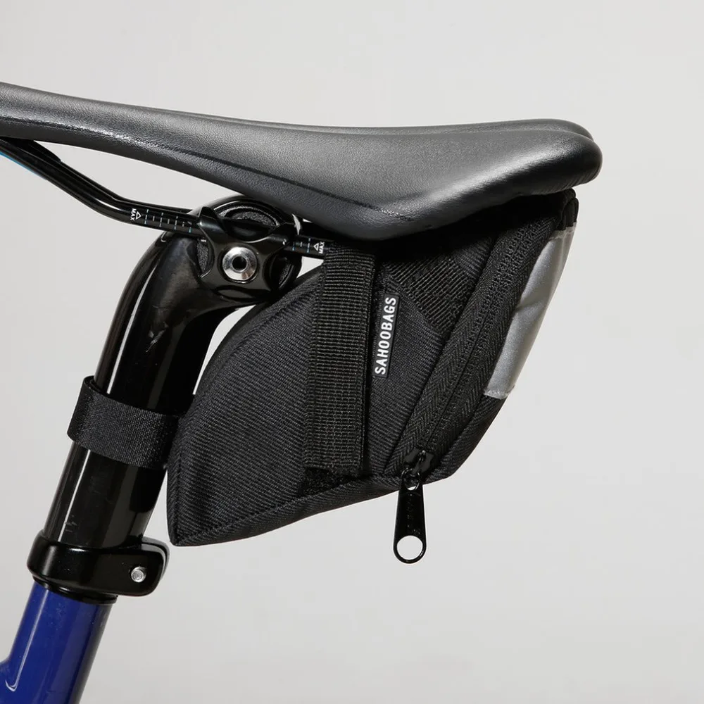 

Reflective Waterproof Bicycle Back Seat Nylon Saddle Bag Cycling MTB Bike Pouch Cycling Seat Bag Seat Rear Tail Bag 25