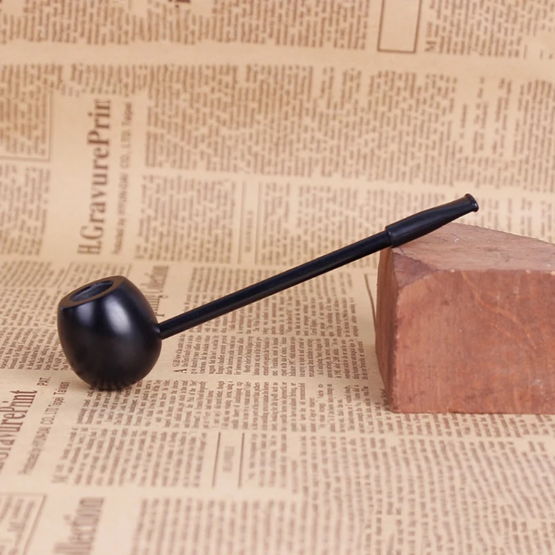 Herb Smoking Pipe Tobacco Pipe Smoking Pipe Ebony Pipe Wood Pipes Smoking Portable Smoking Pipe Herb Tobacco Gifts Narguile Grinder Smoke Mouthpiece
