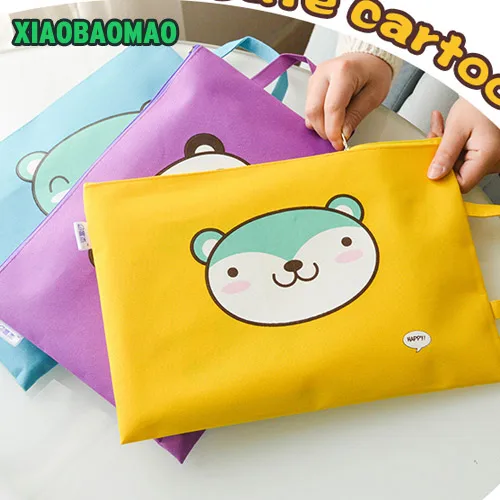 A4 Oxford File Folder Bag Portable Office Supplies Organizer Bags