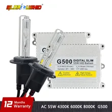 Ксенон H4 высокое качество H1 H3 H4 H7 H11 9005 9006 881 55 Вт 12 В AC HID комплекты ксеноновая лампа 4300 К 6000 К 8000 К тонкий ксеноновый балласт