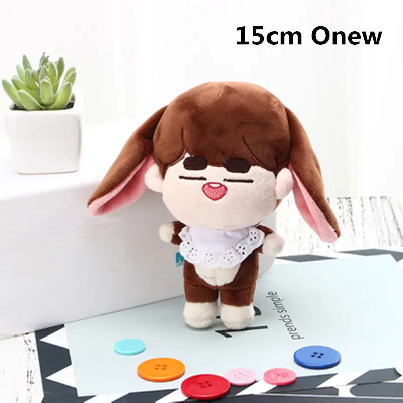 

2019 SGDOLL Korea KPOP SHINee Plush SHINee Onew Animal Doll PP Cotton Cute Toy Gift Fans New Fashion 15cm/6 inch