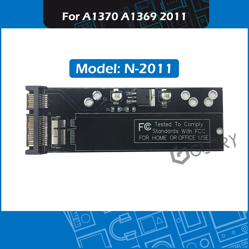 

New 3.5" SATA Adapter Card N-2011 6 12 Pin for Macbook Air 11" 13" A1370 A1369 2010 2011