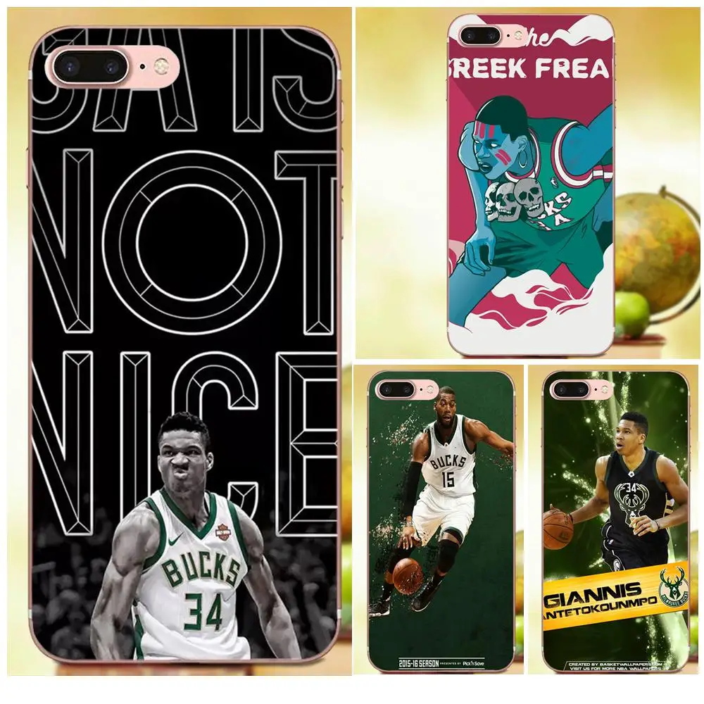 

For Huawei P7 Honor 4C 5A 5C 5X 6 6C 6A 6X 7 7X 8 9 V8 V10 Y3II Y5II Y6II G8 Play Lite Back Phone Case Giannis Antetokounmpo