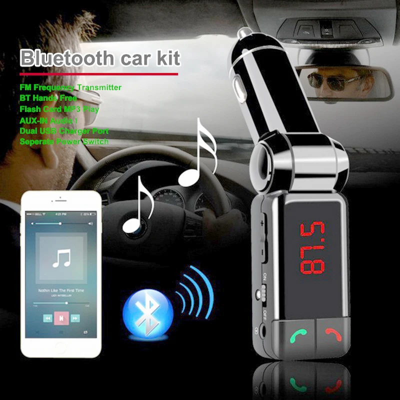 universal Bluetooth Freisprechanlage VW Opel Audi Seat Skoda BMW FM Transmitter universal Bluetooth Freisprechanlage VW Opel Audi Seat Skoda BMW FM Transmitter