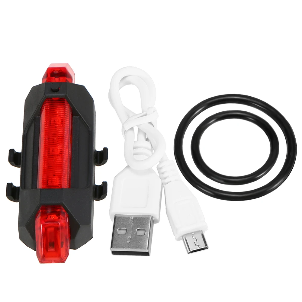 USB Перезаряжаемые хвост светильник для велосипеда супер яркий светодиодный