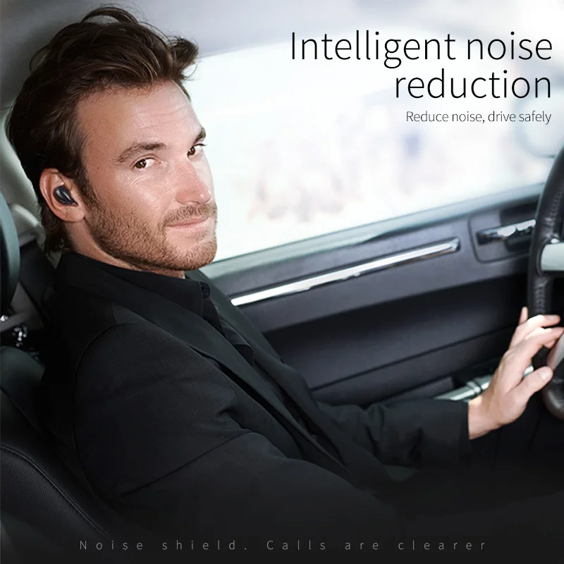 HOCO Invisible Touch Control Mini earpiece Bluetooth In-ear Earphone Wireless Headset Earbuds Handsfree MIC for Xiaomi iPhone