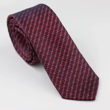 Lammulin Галстуки Новинка красный с белым цветочным пледы полосатый галстук узкие жаккардовые 6 см галстук узкий джентльмен Corbata