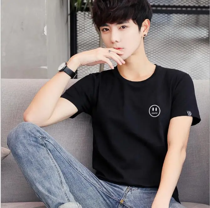 

2019 Summer T-Shirt Sport Running simple O-neck for man 3 color pants cool