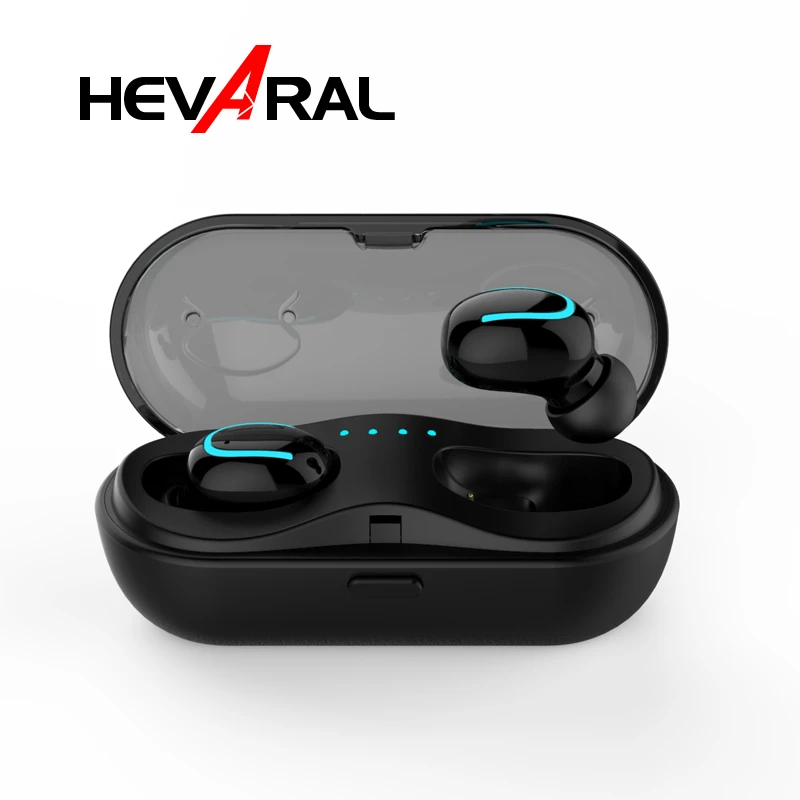 Hevaral TWS Bluetooth 5.0 Earphone CVC6.0 Noise Cancelling