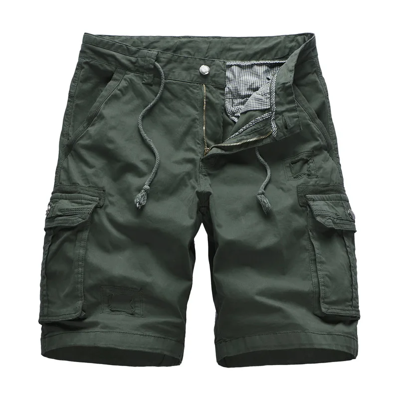 

CHUQING Summer Men's Casual Tooling Shorts Men's Multi-pocket Five-point Shorts