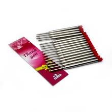 Высококачественные тактические Сменные стержни для ручек, красные шариковые ручки, заправка и черные чернила