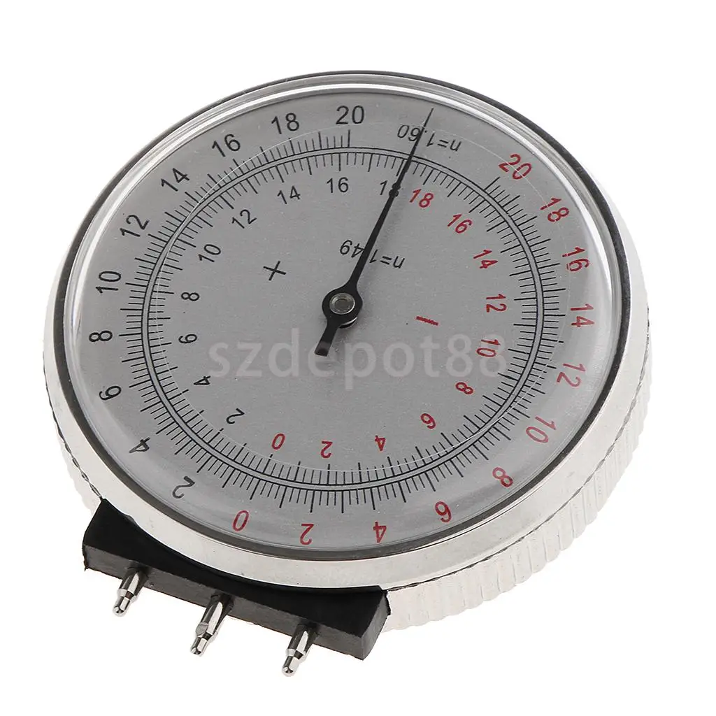  Metal Professional Ophthalmic Lens Clock Base Curve Optician Lens Curvature Measure Gauge + Box Case for Eyeglasses Stores
