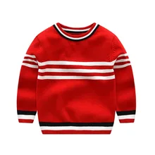 Одежда для малышей; Детские свитера в полоску для новорожденных; модные новые стильные теплые детские пальто для девочек; Повседневный вязаный пуловер для подростков