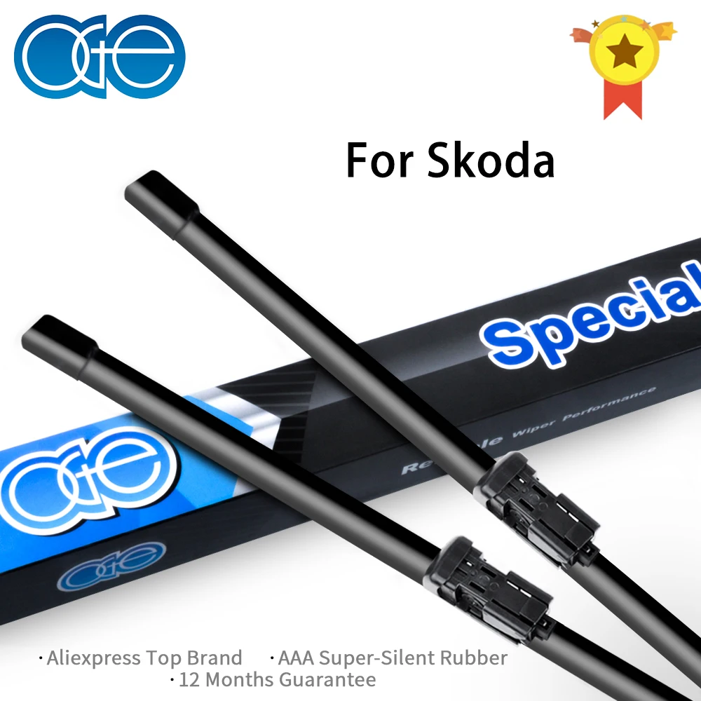 

OGE Front Wiper Blades For Skoda Citigo Fabia Forman Octavia Praktik Superb Windscreen Windshield Rubber Car Auto Accessories