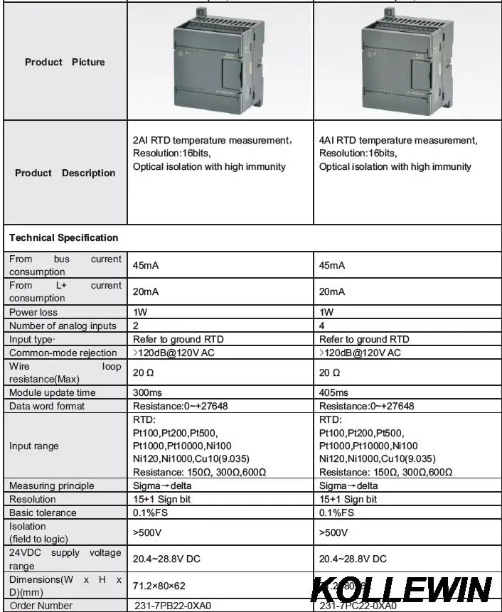 OEM 6ES7231-7PC22-0XA0 SIMATIC S7-200, RTD вход мод. EM231 4 компании "feilong" 6ES72317PC220XA0 6ES7 231-7PC22-0XA0 EM 231