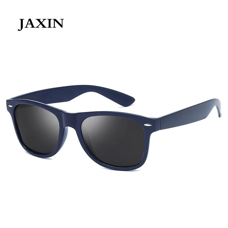 Солнцезащитные очки JAXIN квадратные UV400 Мужские поляризационные темные в стиле