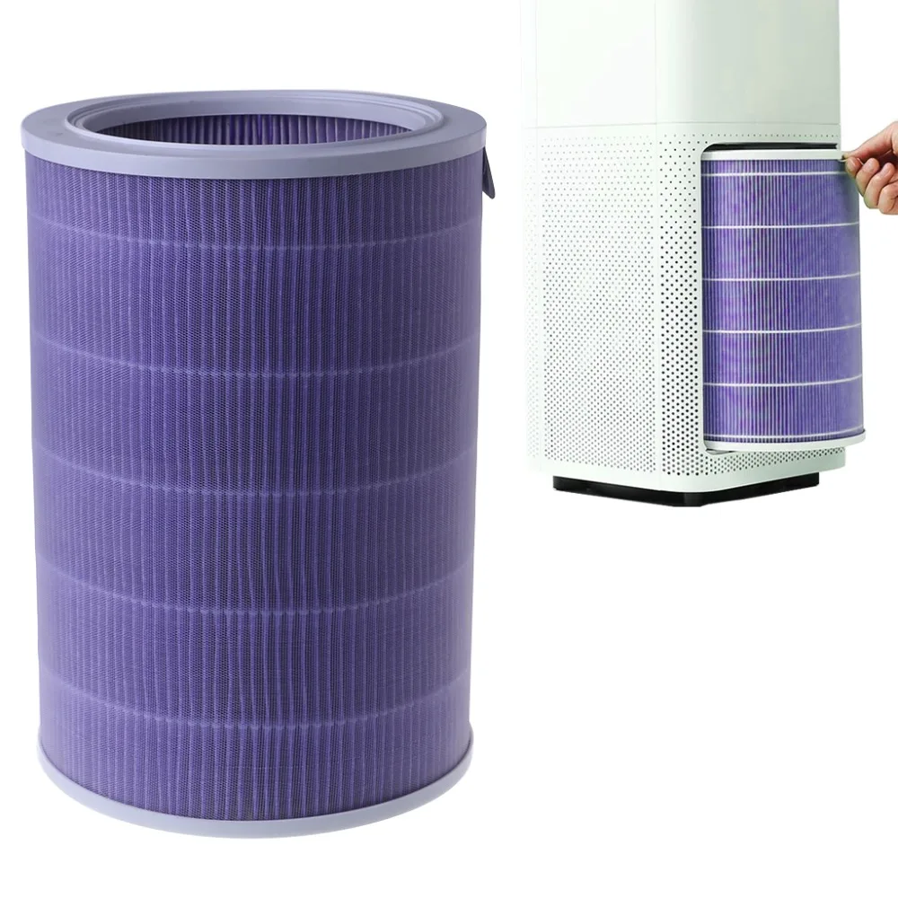 MEXI Air Purifier HEPA Filter Cartridge Carbon Fiber Formaldehyde Removal For Original Xiaomi OLED Display Smart Air Purifier 2S