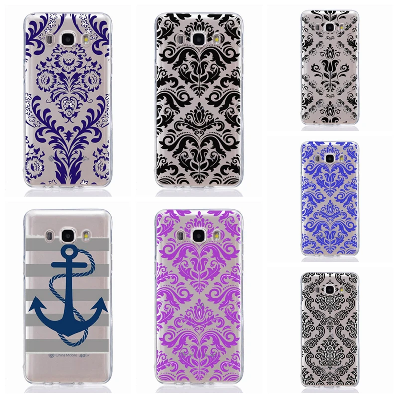 For Samsung Galaxy A3 A5 2016 2017 A320F A510 A520F TPU Colorful Soft Geometric Mandala Painted Desig Cover Case Fundas F347 |