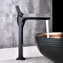 

Basin Faucet Retro Black Faucet Taps Bathroom Sink Faucet Single Handle Hole Deck Vintage Wash Hot Cold Mixer Tap Crane 9009