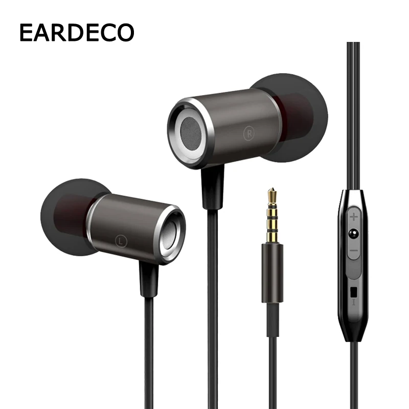 

EARDECO In-Ear Earphone Wire Magnetic Stereo Wired Headset With Mic Earpieces Bullet Earbuds For iPhone6 7 8 Mobile Phone MP3