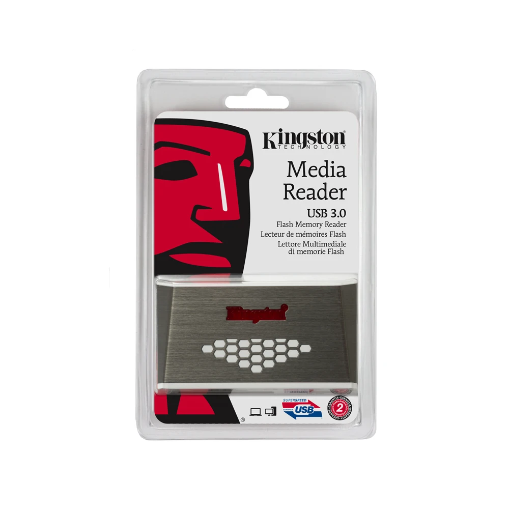 Kingston FCR-HS4 tarjeta Micro SD lector USB 3,0 de todo-en-uno externa CF TF lector de tarjeta Microsd USB 2,0 Mulfunsctional adaptador USB - 6