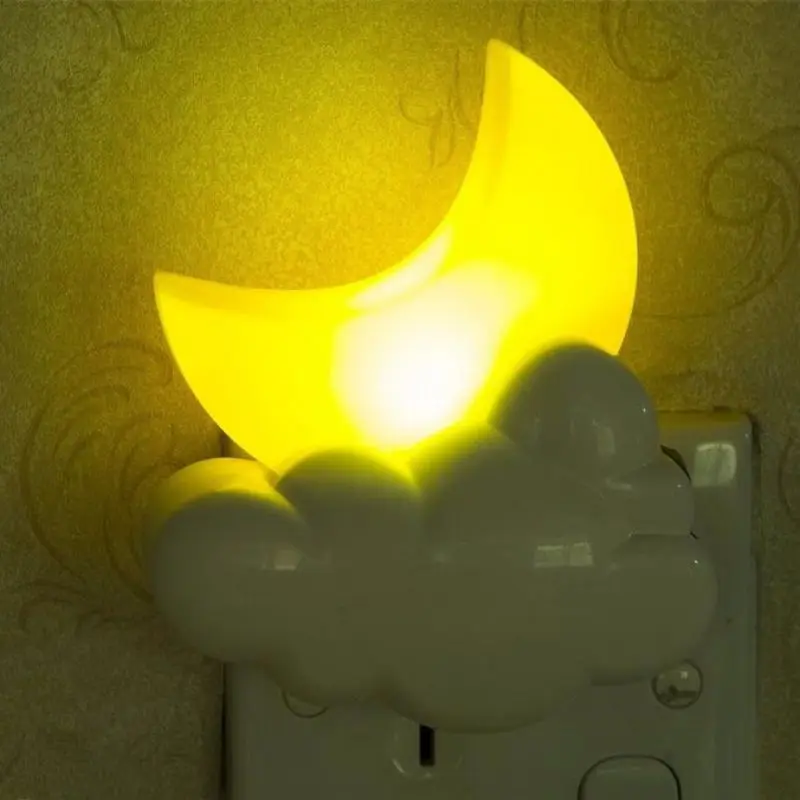 

Moon LED Night Light Children Wall-mounted Home Bedroom Decoration Lamp