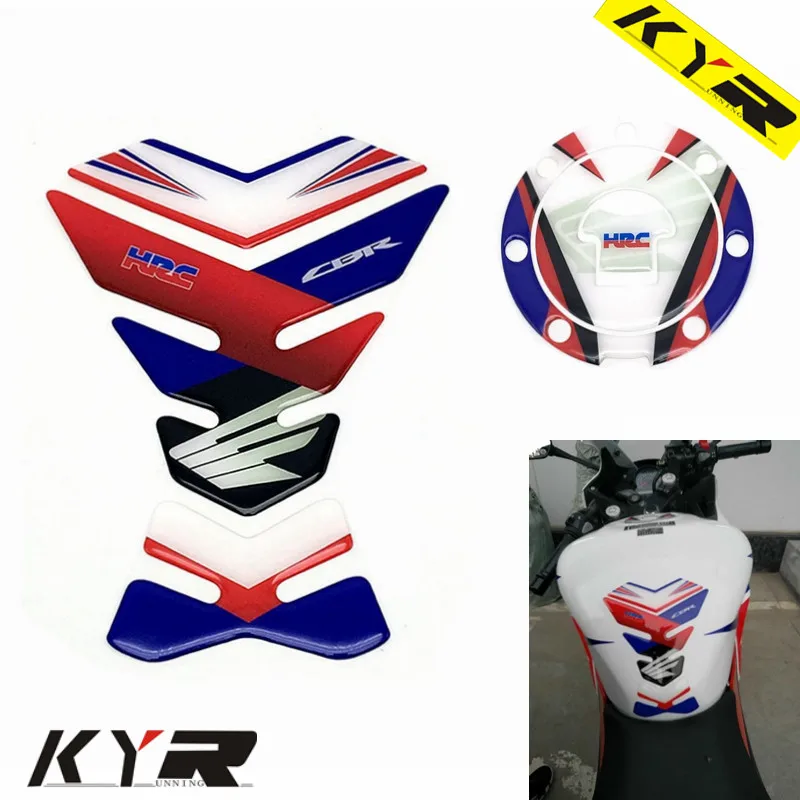 

RACING Tank Pad Decal Protector Motor Fit honda CBR VFR CB NSR VTR CBF CBX ALL 125 250 400 600 900 1000 RR CBR1100XX 600RR