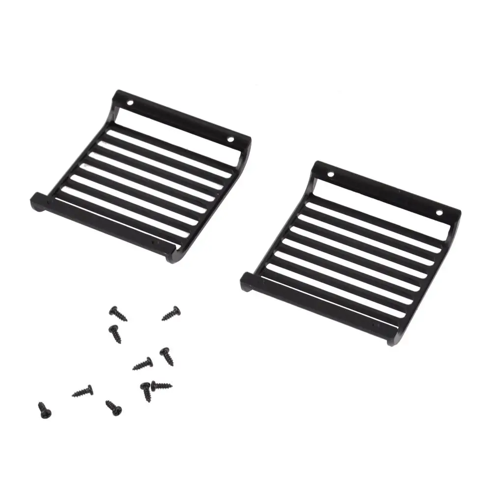 RC 1/10 Metal Front Lamp Guards Headlight Cover Guard Grille for 1/10 RC Crawler Traxxas Trx4 TRX-4 Upgrade Part Lamp Protection