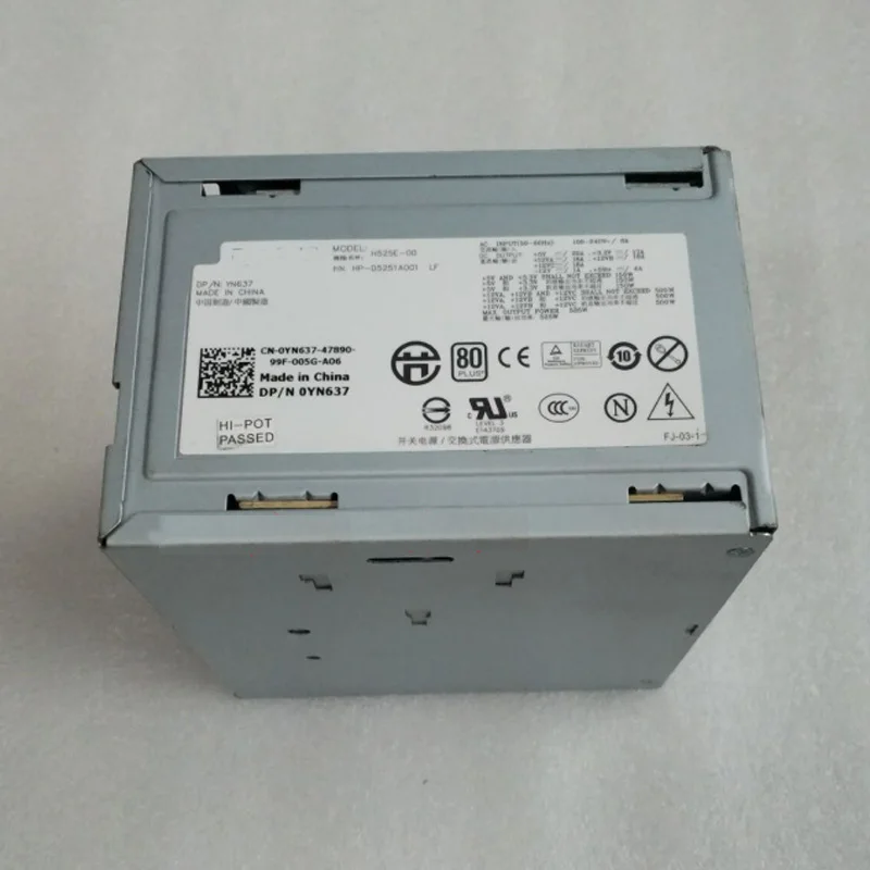 Оригинальный Для Power Edge T410 импульсный источник питания 525 Вт YY922 YN637 M331J без