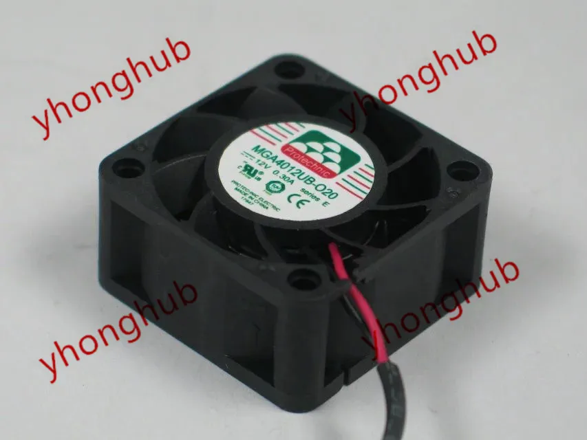 Protechnic MGA4012UB O20 DC 12V 0.30A 40x40x20 мм Сервер вентилятор охлаждения|square fan|server fan40x40x20mm fan |