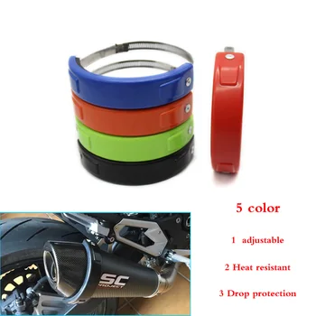 

Hot sell For KAWASAKI NINJA NINJA300R NINJA250R NINJA1000 NINJA650R Accessories Silencer/Round Oval Exhaust Protector Can Cover