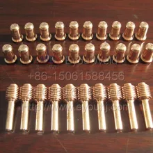 120 шт. 30A расходные материалы(Насадка 220480+ электрод 220478) для плазменной резки, T30v фонарь/инструмент, [PMX30]