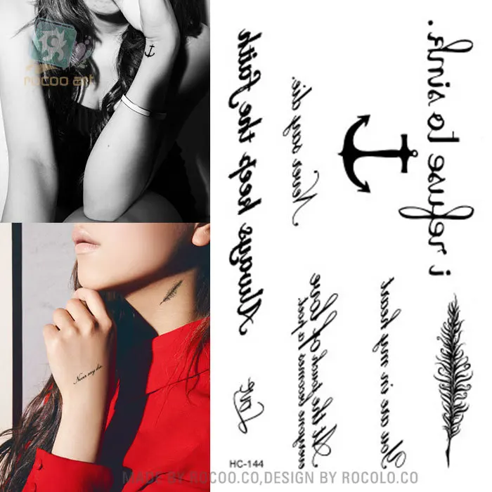 10.5x6cm New sex products Design Fashion Temporary Tattoo Stickers Temporary Body Art Waterproof Tattoo Pattern hc1144