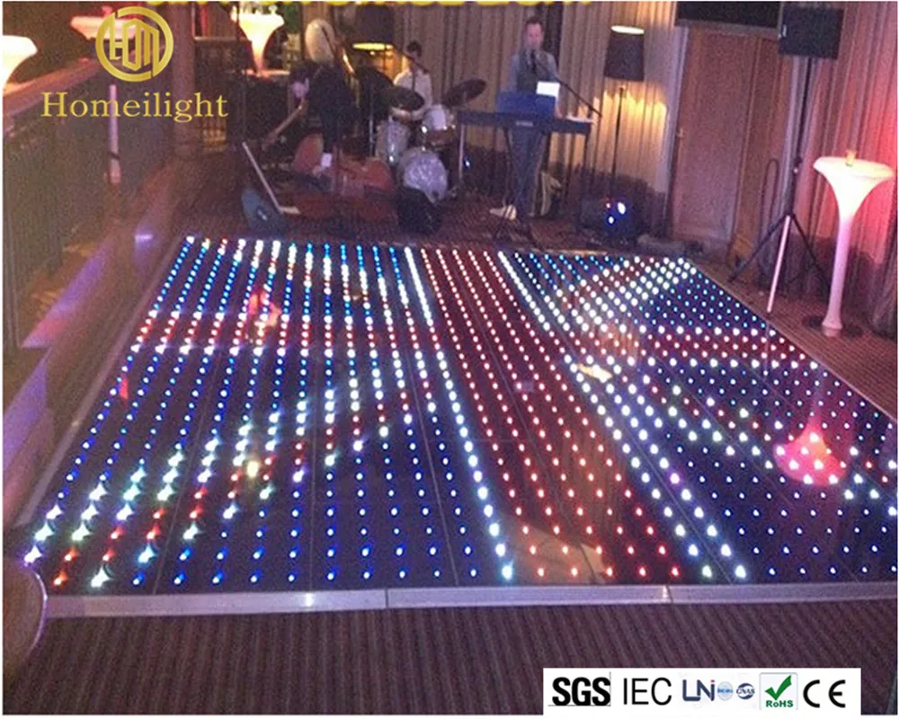 16x16ft Waterproof LED Video Dance Floor Tiles Portable led dance floor