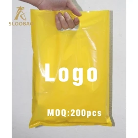 200 шт. пластиковые пакеты для покупок с логотипом клиента|bags with|bags with handlesbag handles |
