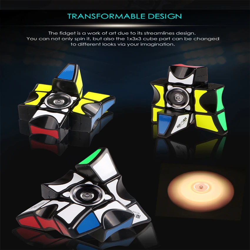 Mofangge Professional Magic Cube Puzzle Spinner Cube Hand Anti Stress Toys Finger Block Puzzle Cube Speed Cubo Magico Kid Toys