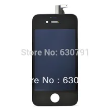 High Quality Type LCD Display+Touch Screen digitizer+Frame assembly for iPhone 4S, 100% New LCD,Black/white