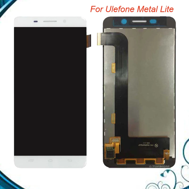 100% протестированный OK для Ulefone Metal Lite ЖК-дисплей + кодирующий преобразователь