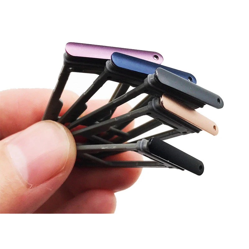 10 шт./лот новый лоток для Sim карты и слот карт Micro SD Samsung Galaxy S9 Запасная